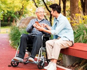 Elderly on Wheelchair